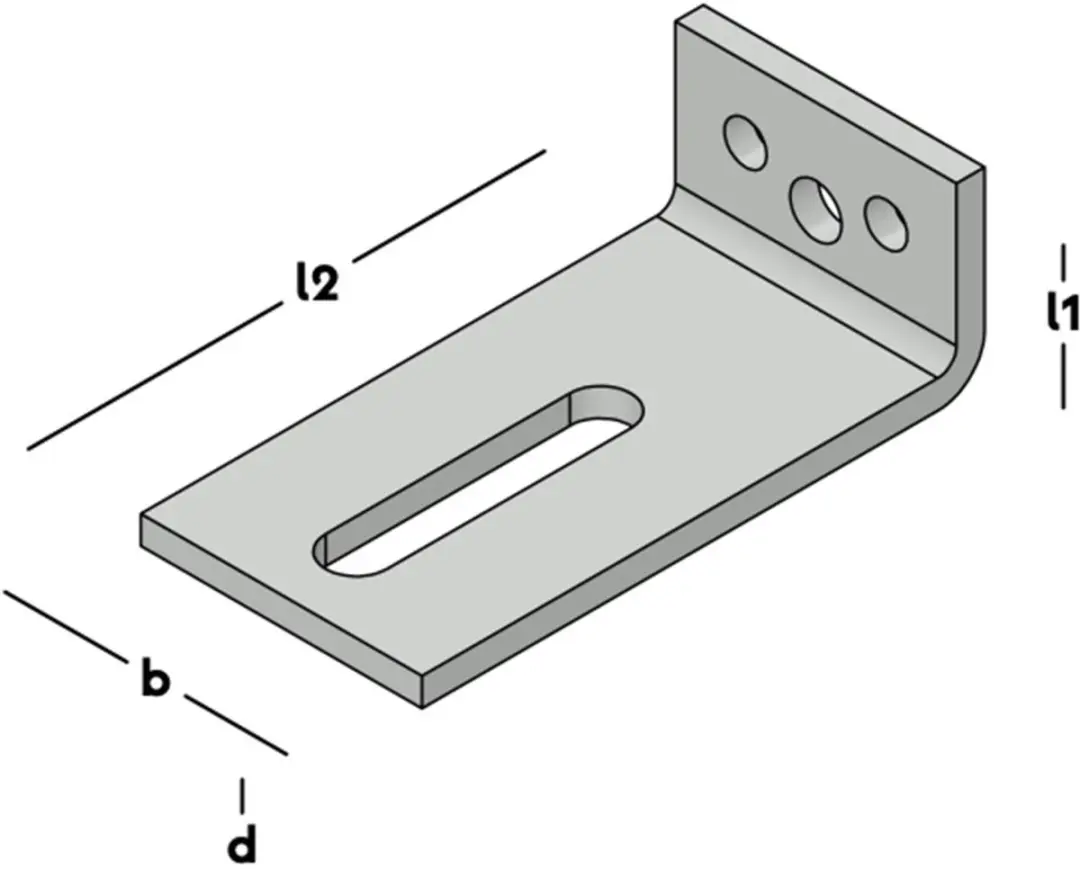 GB Hoekanker Zwaar 40x120 60x6mm