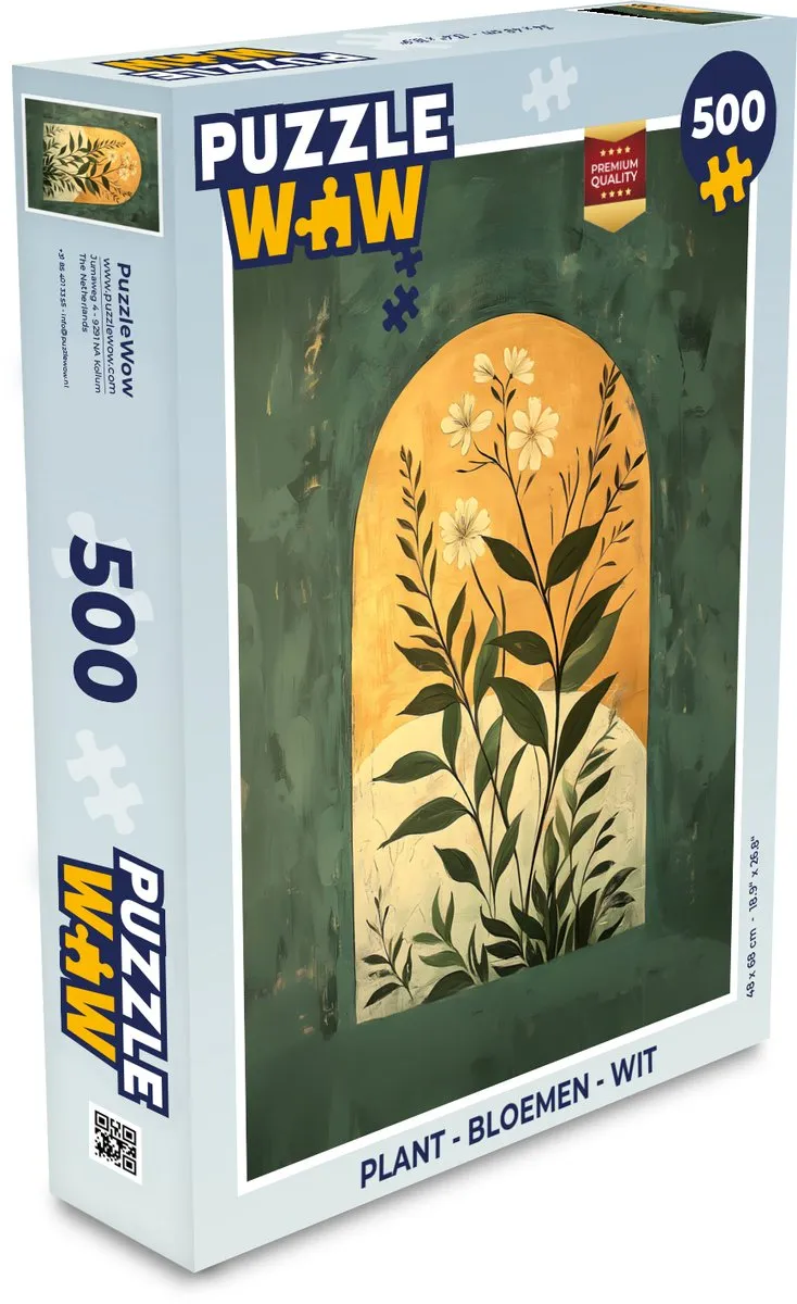PuzzleWow Planten Bloem Legpuzzel 500 Stuks