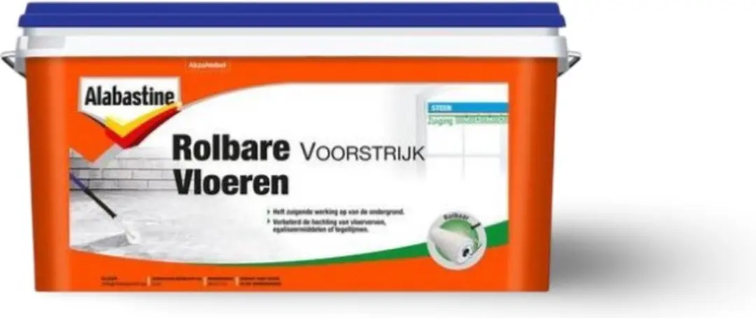 Alabastine Rolbare Voorstrijk Vloeren 2,5L - Transparant - afbeelding 2 van 3