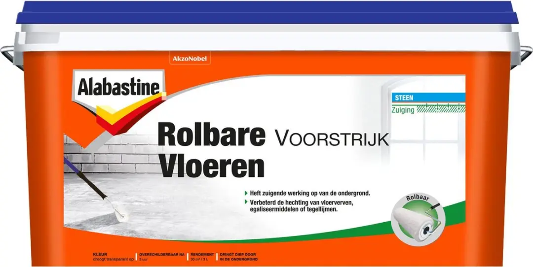 Alabastine Rolbare Voorstrijk Vloeren 2,5L