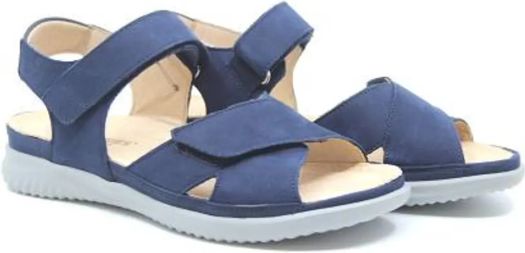 Hartjes 132.1116 Blauwe Dames Sandaal - Wijdte G