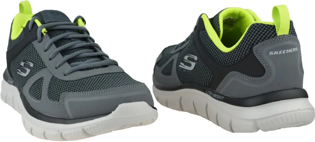 Skechers Track Bucolo Heren Trainingschoenen 52630-CCLM - Grijs