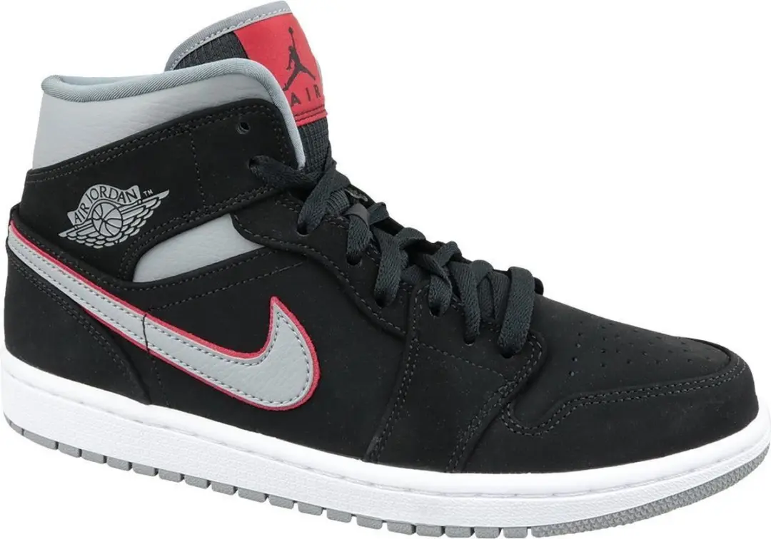 Nike Air 1 Mid 554724-060, Mannen, Zwart, Sneakers maat: 42 EU