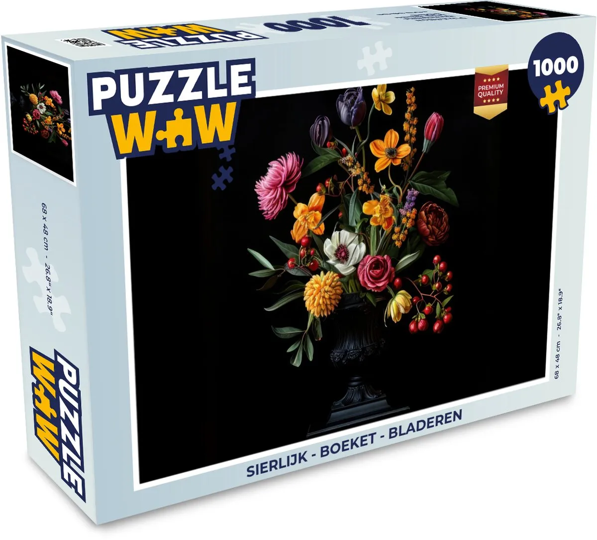 PuzzleWow Boeket Legpuzzel 1000 Stuks