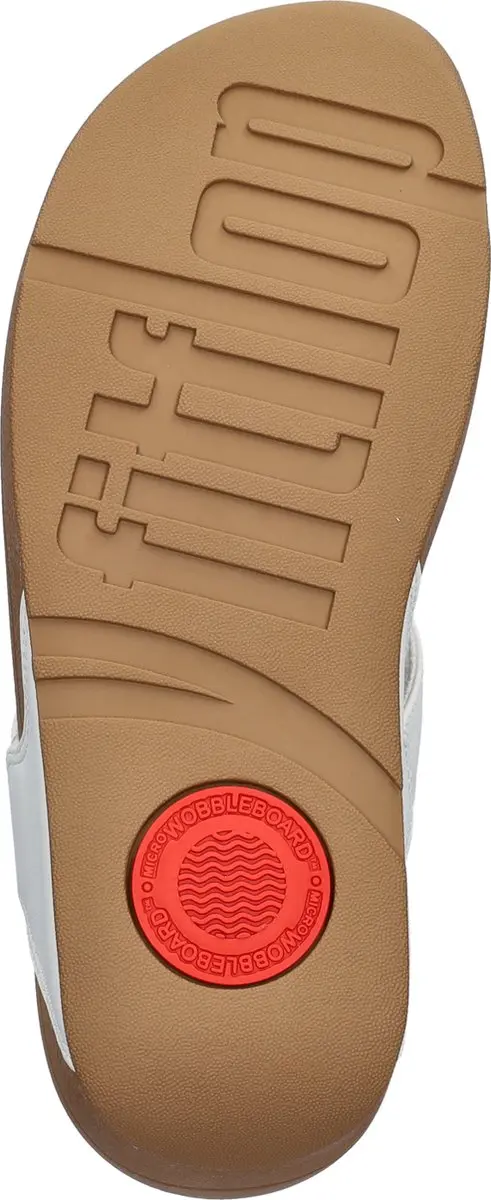 FitFlop Lulu Leather Toepost Dames Teenslipper - 40 - Wit - afbeelding 6 van 6