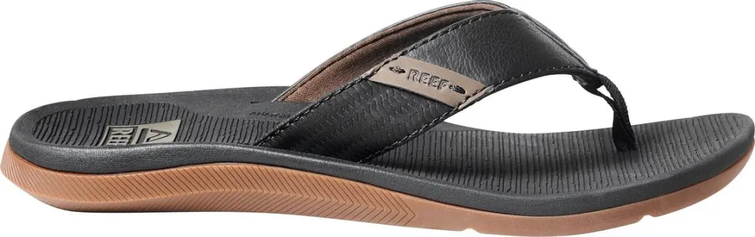Reef Santa Anablack Heren Teenslipper 46 - Zwart