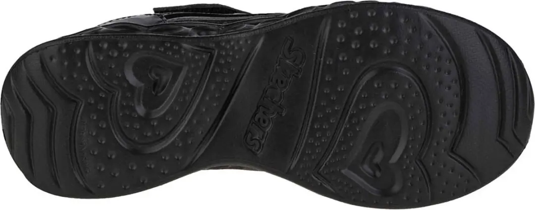Skechers S Lights Heart Lights Sneakers Meisjes - Maat 28 - Bont - afbeelding 6 van 6