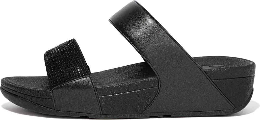 Fitflop Lulu Crystal Sandalen Zwart EU 39 Vrouw