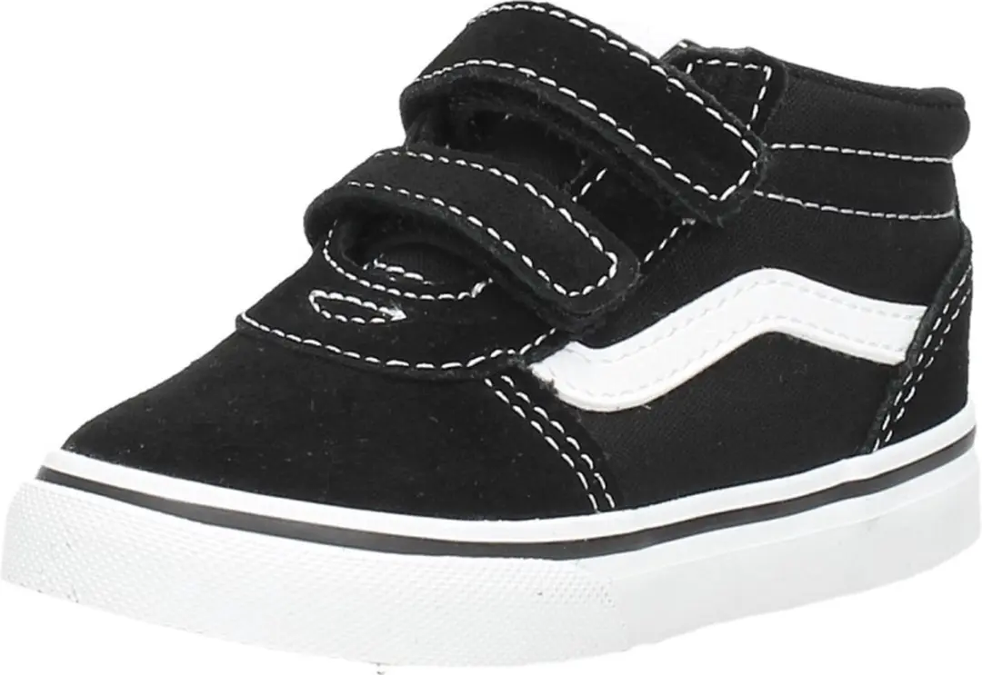 Vans Ward Mid V Sneakers - Suede/Canvas Zwart/Wit