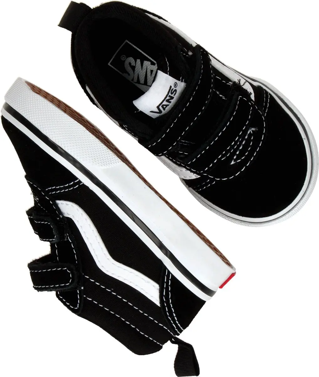 Vans Ward Mid V Sneakers - Suede/Canvas Zwart/Wit - afbeelding 6 van 6