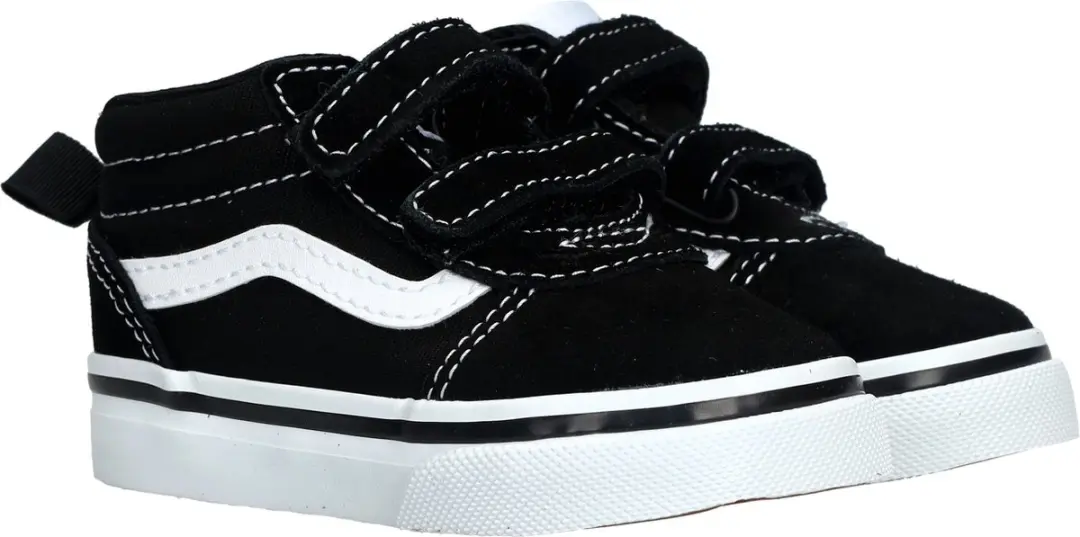 Vans Ward Mid V Sneakers - Suede/Canvas Zwart/Wit