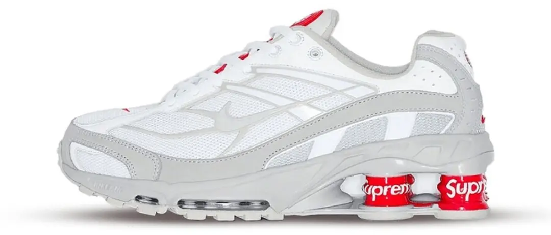Nike Shox Ride 2 Supreme White Grey Fog