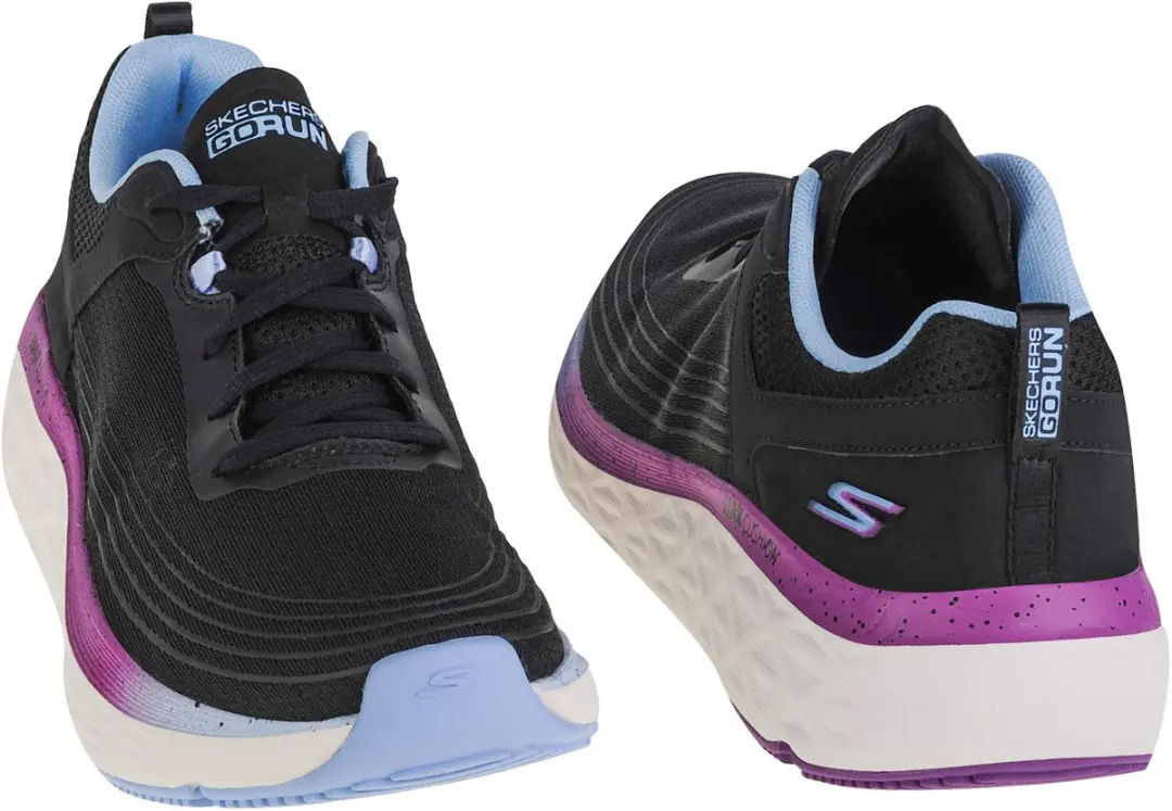 Skechers Max Cushioning Delta 129118-BKBL Hardloopschoenen - Zwart - afbeelding 5 van 5