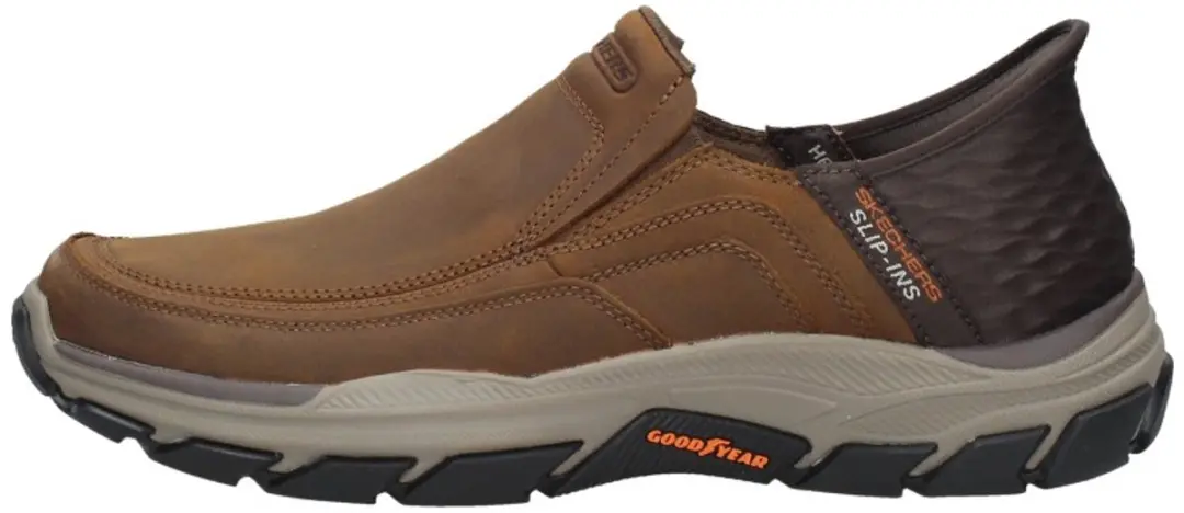 Skechers Respected Elgin Heren Instappers - Bruin - afbeelding 3 van 6