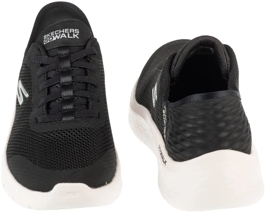 Skechers GO WALK Flex Grand Entry 124836-BKW Sneakers - Zwart - afbeelding 5 van 5