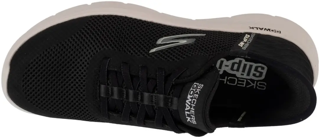 Skechers GO WALK Flex Grand Entry 124836-BKW Sneakers - Zwart - afbeelding 3 van 5