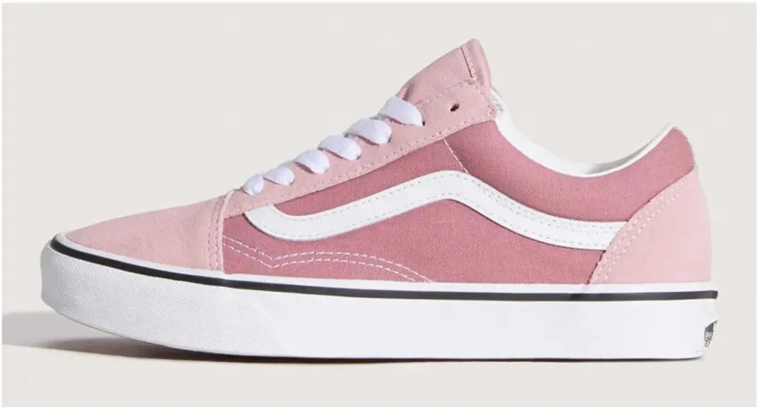 Vans Old Skool Sneakers - Maat 35 - Roze/Wit - afbeelding 3 van 6