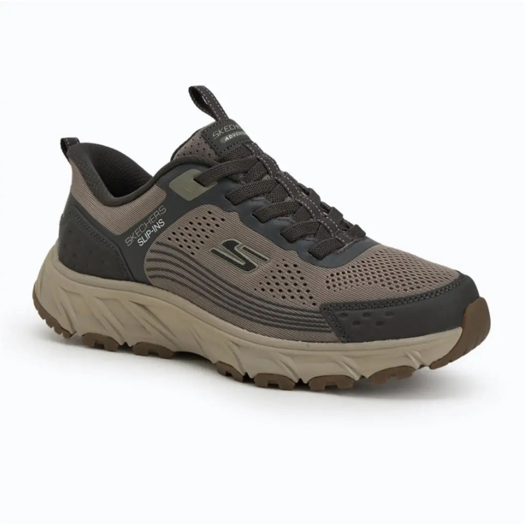 Skechers Hands Free Slip-Ins Hillcrest 2.0 Heren Sneaker - Donker Taupe - 44