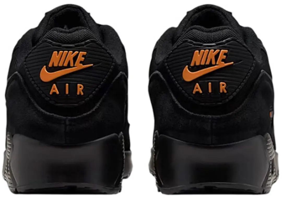 Nike Air Max 90 - Zwart & Total Orange - Maat 40.5 - afbeelding 4 van 6