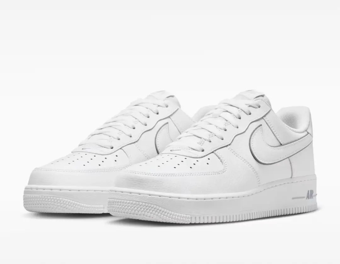 Nike Air Force 1 '07 LV8 Herenschoenen 43 - Wit/Metalic Silver