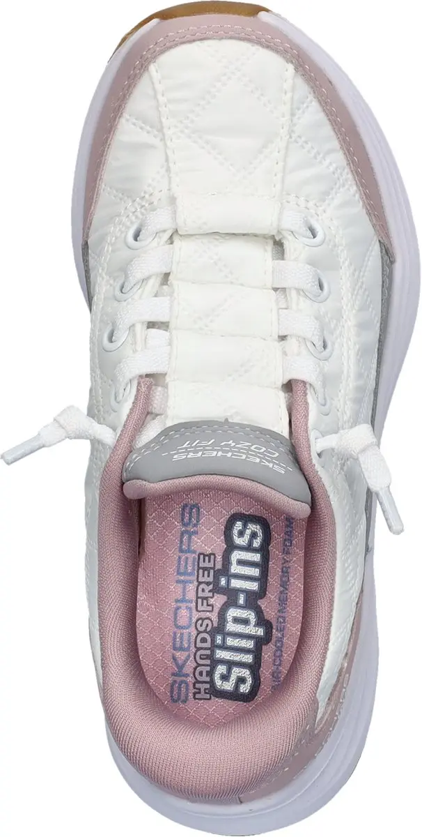 Skechers Hands Free Slip-Ins Contour Sneaker - Maat 27 - Wit Roze - afbeelding 6 van 6