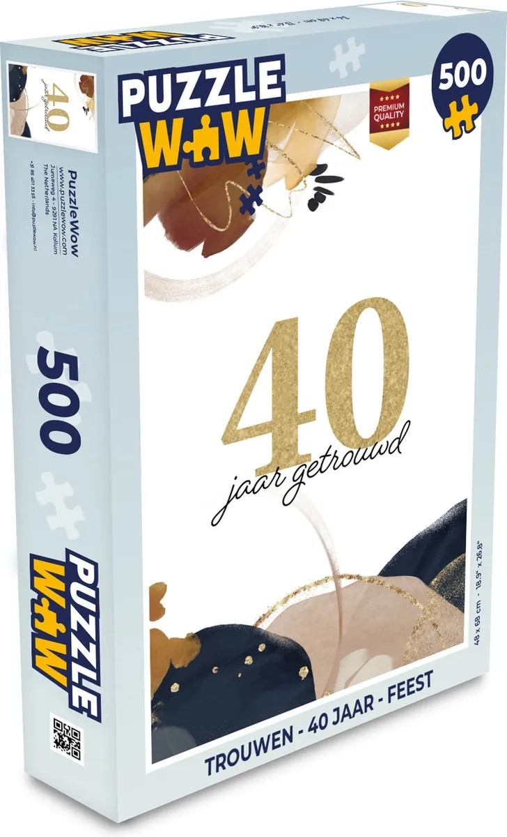 PuzzleWow Legpuzzel 500 Stuks - Multicolor