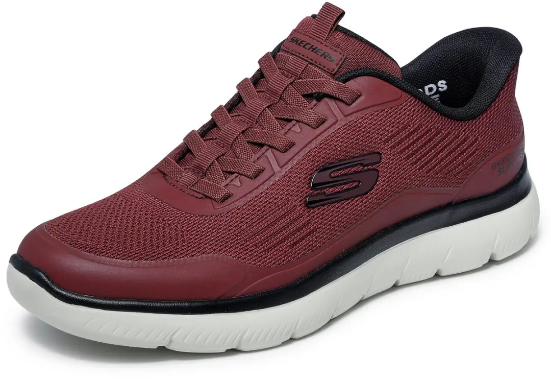 Skechers Heren Slip-ins Summits Leyter Sneaker 233047 BURG Rood