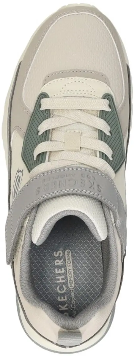 Skechers Uno Lite Klittenband Laag Sneakers - Gebroken wit - afbeelding 5 van 6