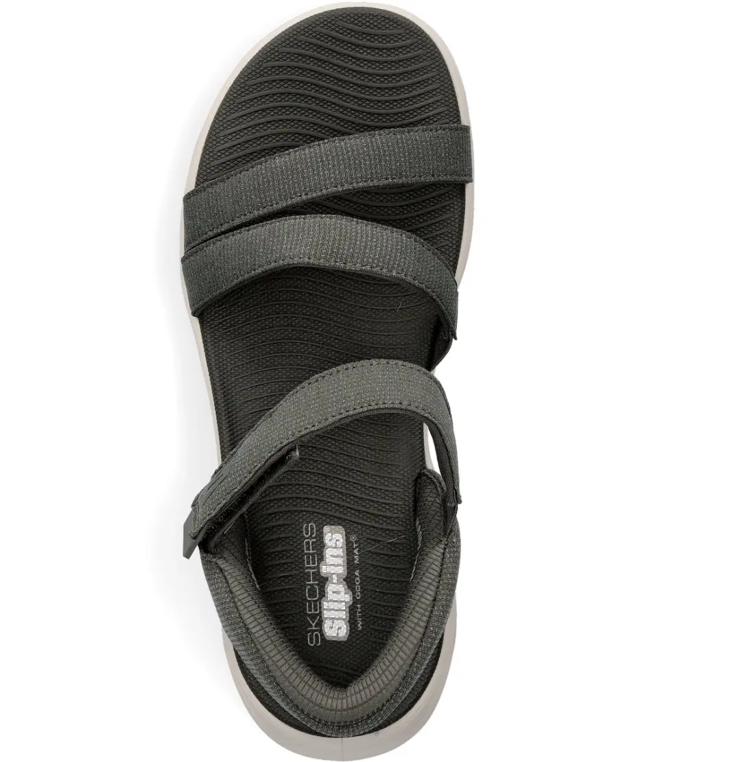 Skechers GO WALK GLIDE-STEP 2.0 SANDAL Dames Sandalen - Olijf - afbeelding 6 van 6