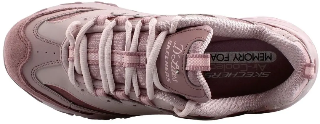 Skechers D'Lites Modern Classic Dames Sneakers - Mauve - afbeelding 3 van 6