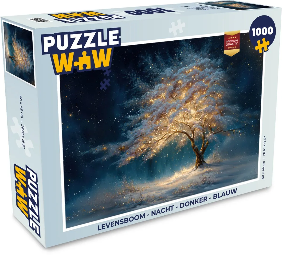 PuzzleWow Levensboom Nacht Puzzel 1000 Stuks