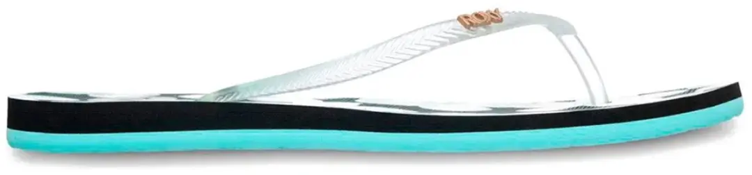 Roxy Mauricia Slippers Wit EU 39 Vrouw
