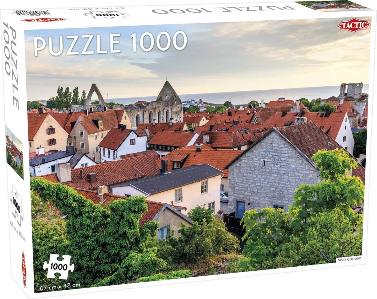 Tactic Visby Gotland Puzzel 1000 Stuks