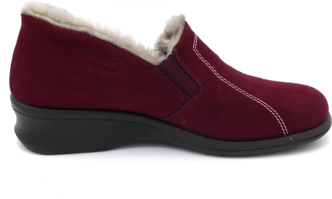 Rohde Dames Pantoffel 2516-41 - Donkerrood - Maat 37