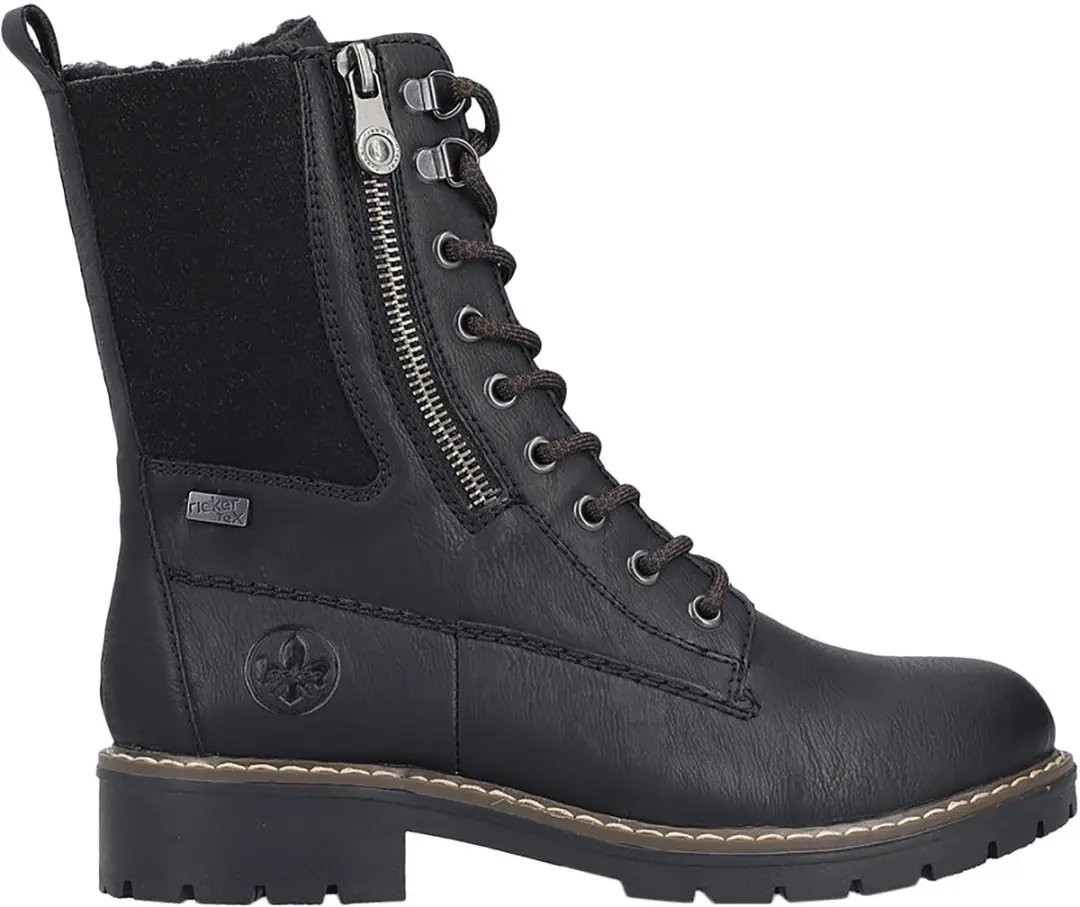 Rieker Veterboots - Dames - Zwart - Maat:37 - afbeelding 6 van 6
