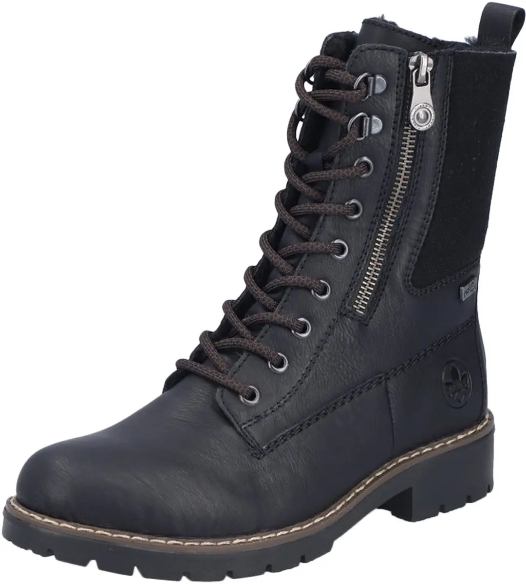 Rieker Veterboots - Dames - Zwart - Maat:37 - afbeelding 4 van 6