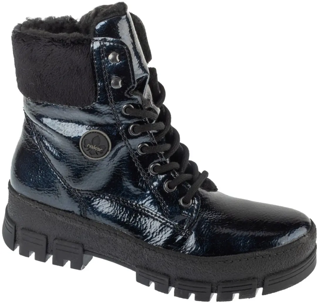 Rieker Booties Y0220, Vrouwen, Marineblauw, Laarsjes, maat: 38