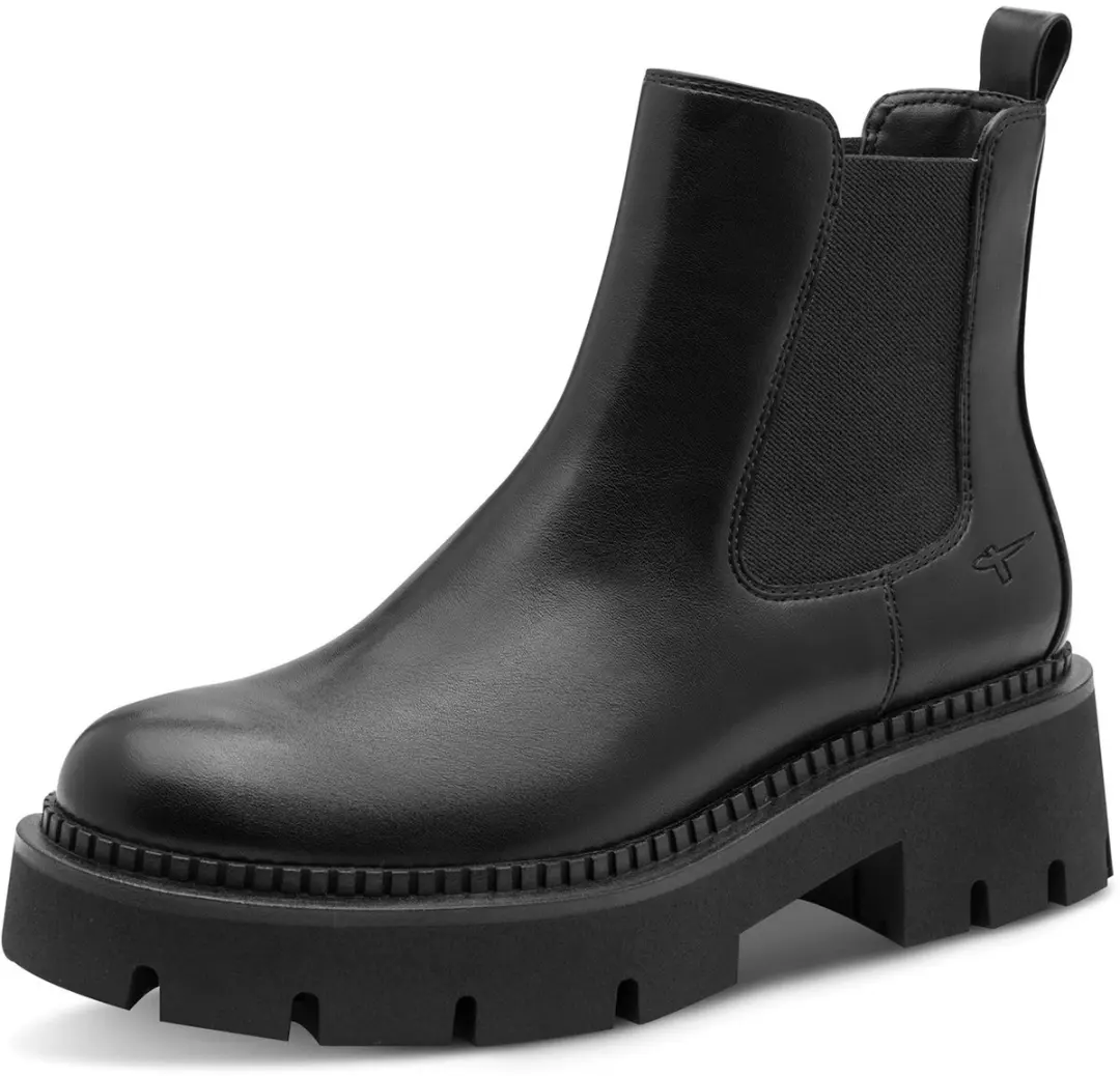 Tamaris Chelsea-laars voor dames 1-25454-47-001 Dameslaarsje Zwart