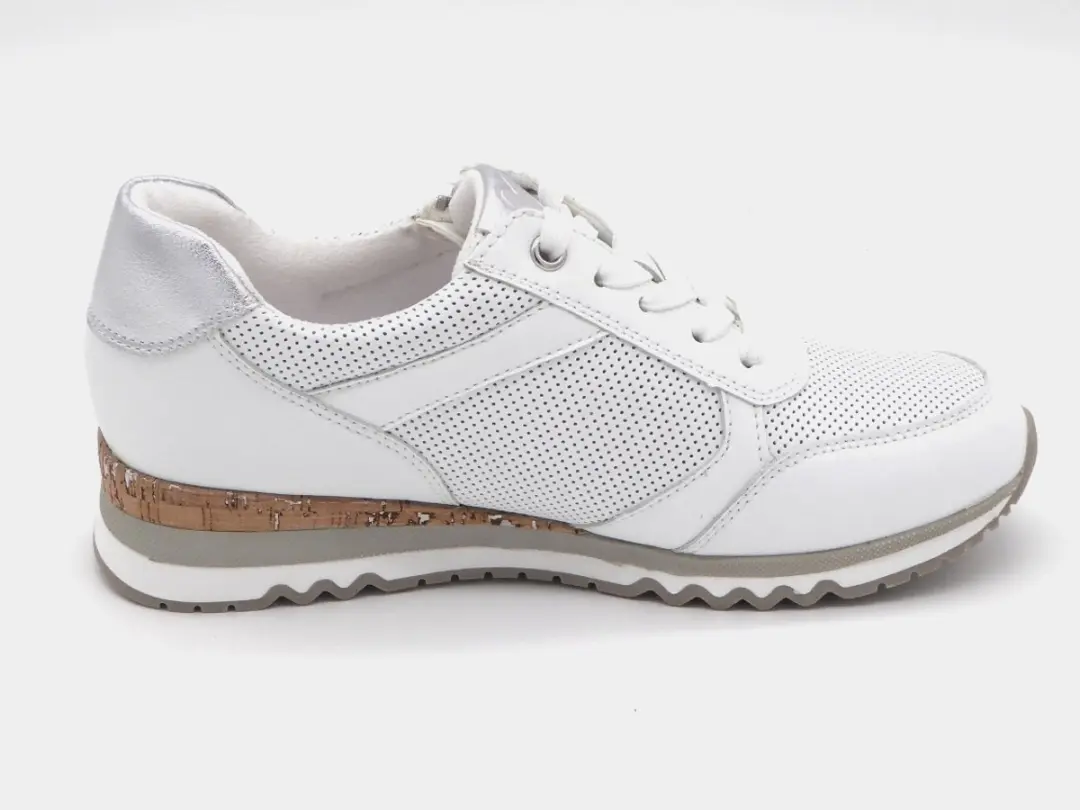 Marco Tozzi Dames Sneakers - Wit - Maat 42 - afbeelding 6 van 6