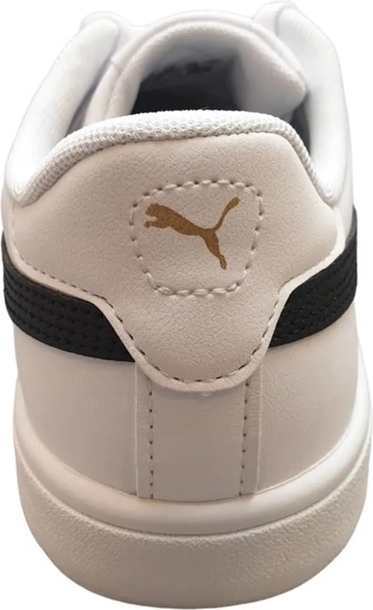 PUMA Smash 3.0 L Schoenen - 41 - Witte/Zwarte/Gouden
