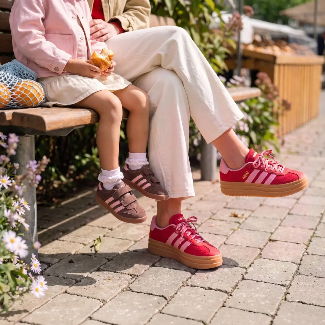 Adidas VL Court Bold Sneakers rood