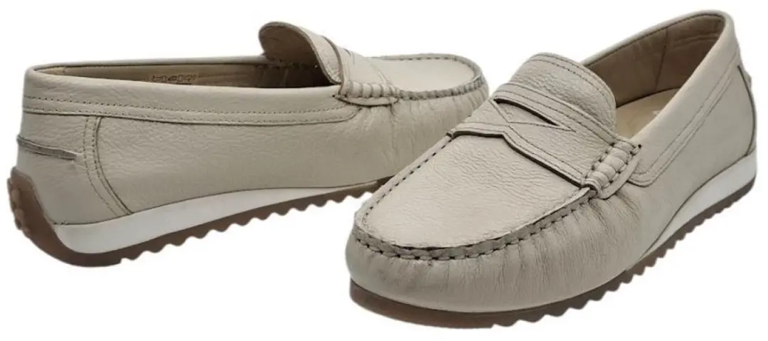 Ara New Port Dames Mocassin - Cream - afbeelding 4 van 6