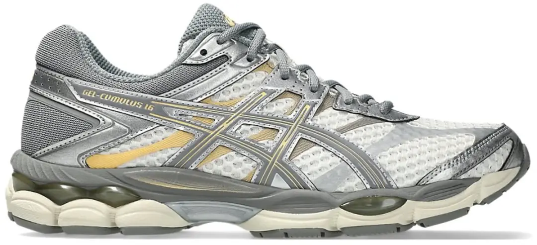 Asics Cumulus 14 Maat 39,5 Crème Silver