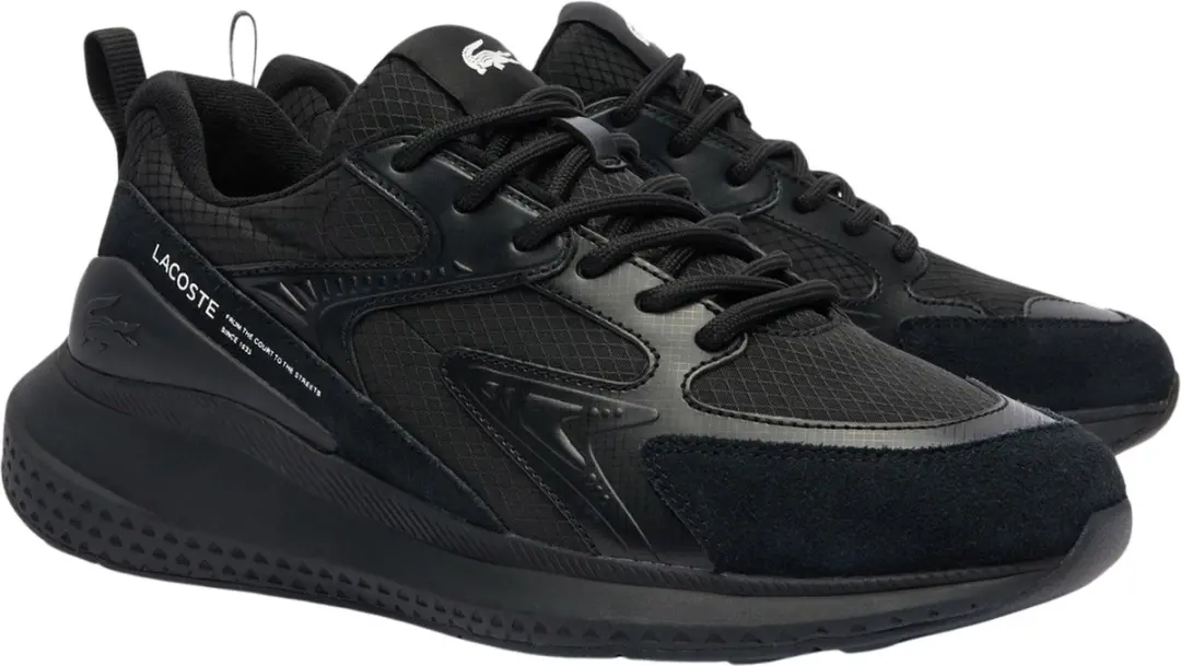 Lacoste L003 Evo Heren Sneakers - Zwart - 44 - afbeelding 3 van 6