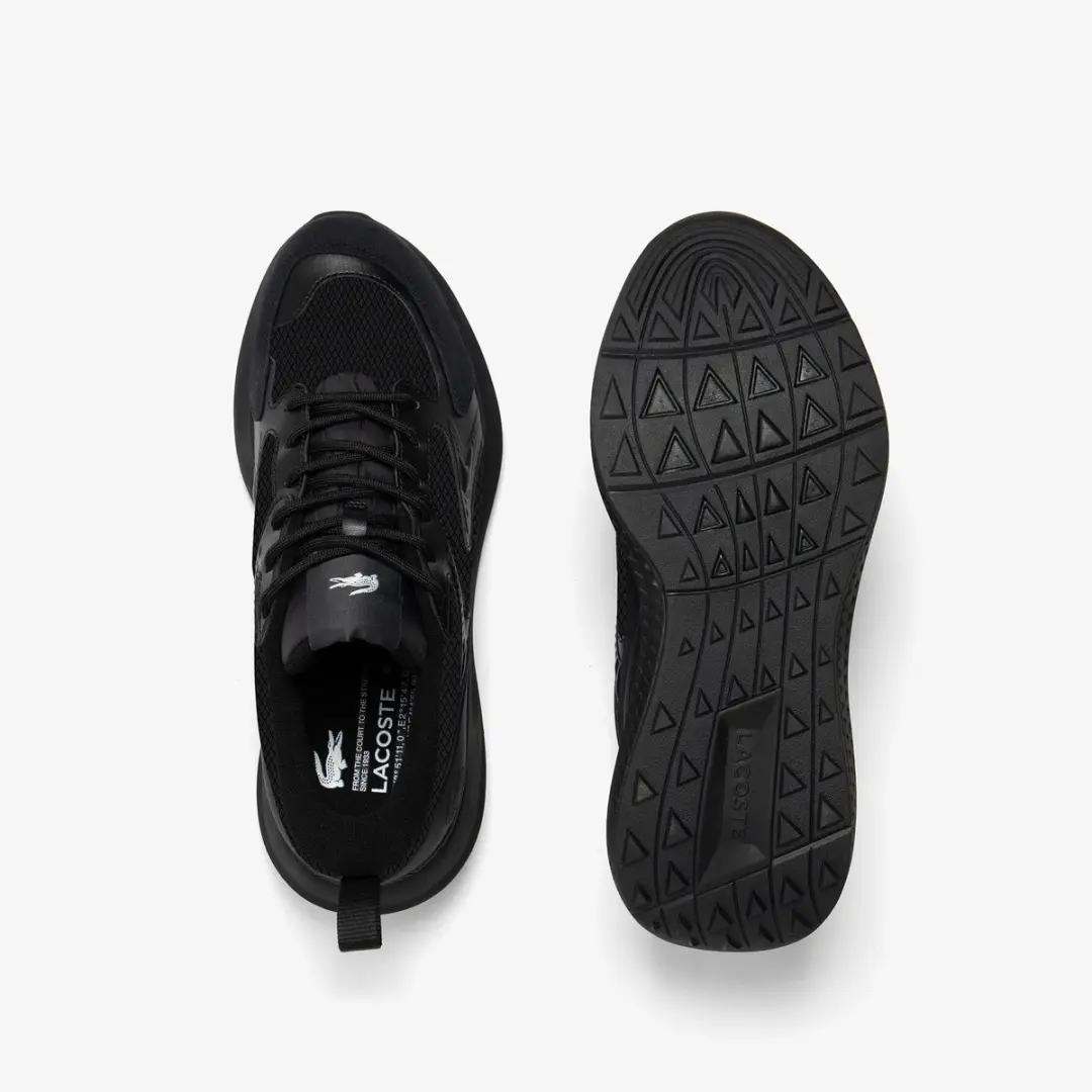 Lacoste L003 Evo Heren Sneakers - Zwart - 44 - afbeelding 4 van 6