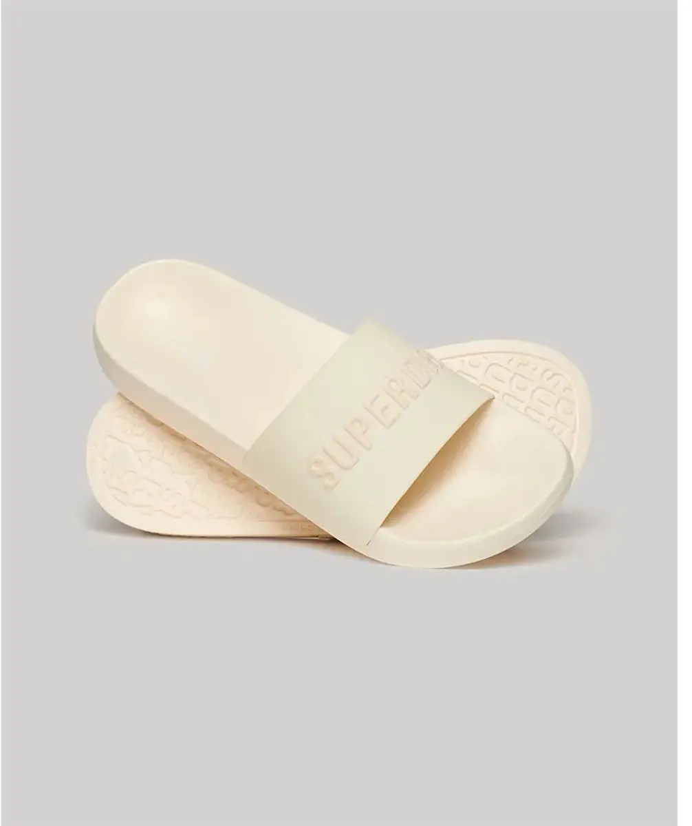 Superdry Vegan Badslippers Dames WF310216A - Rice White - afbeelding 3 van 6