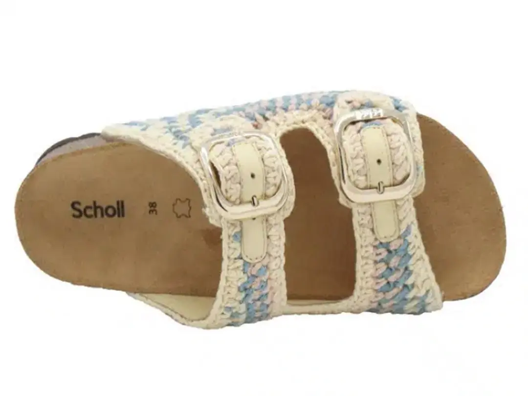 Dames Slippers Scholl Scholl Noelle Yellow/petrol Geel