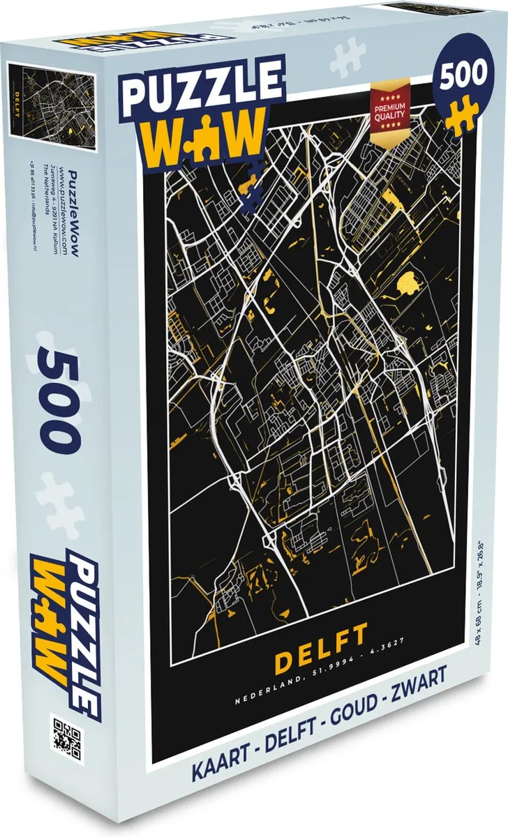 PuzzleWow Delft Legpuzzel 500 Stuks
