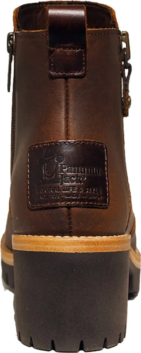 Panama Jack Pauline B10 Dames Boots - Bruin Leer - 38 - afbeelding 6 van 6