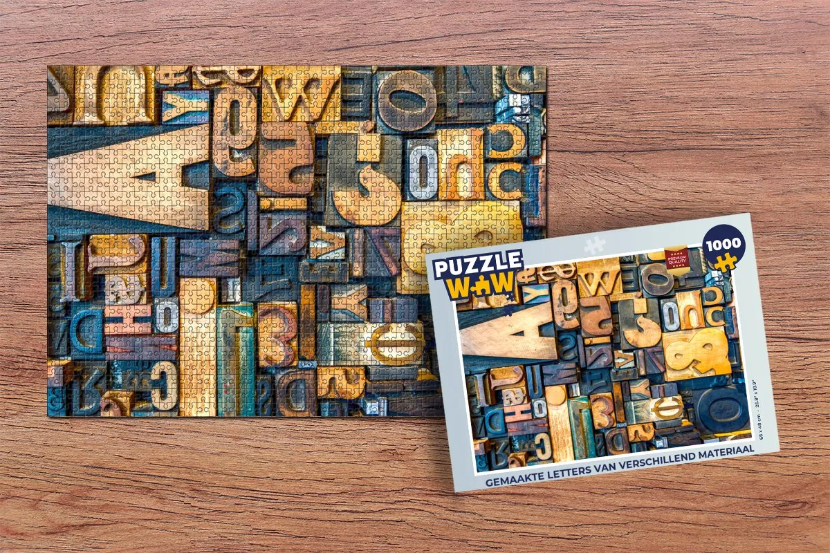 PuzzleWow Legpuzzel 1000 Stuks Multicolor
